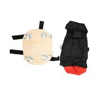 Sedia a rotelle per cani anziani, scooter multiuso in legno laminato, con fascia elastica, ruote silenziose, sedia a rotelle, scooter per animali domestici (adatto per 6,5-9 kg))
