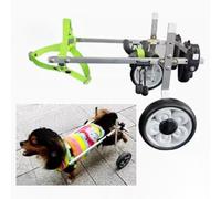 Sedia a rotelle per cani - Carrello per mobilità a 2 ruote per supporto della gamba posteriore, ideale per debolezza degli arti posteriori e migliorare la mobilità degli animali domestici, design
