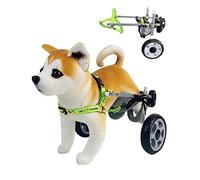 Sedia a Rotelle per Cani Carrozzine per Cani Disabili per Zampe Posteriori, Girello Assistito per Cani di Piccola/Media Taglia, Aiuti del Carrello di Mobilità del Cane del Metallo ( Size : Size L Wide