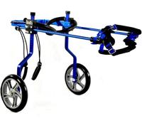 Sedia a rotelle per cani, con 2 ruote Sedie a rotelle per animali domestici Sedie a rotelle regolabili medie e grandi per cani con disabilità zampe posteriori Sedia a rotelle per gatti Carrelli per
