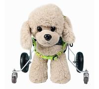Sedia a rotelle per Cani con Supporto Completo, Sedia a rotelle per Cani per Zampe Posteriori, Sedia a rotelle Regolabile per Animali Domestici per Zampe Posteriori ausiliarie, per la riabil