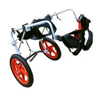 Sedia a rotelle per cani di taglia grande, con ruote regolabili e imbracatura per la riabilitazione delle zampe posteriori, carrello per cani di taglia grande, aiuto per la mobilità degli animali