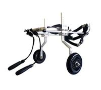 Sedia a rotelle per cani di taglia grande, sedia a rotelle per cani di piccola taglia per zampe posteriori, riabilitazione delle zampe posteriori, ruote da passeggio per cani che aiutano l'imbracatur