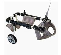 Sedia a rotelle per cani di taglia media per zampe posteriori, comodo aiuto per la mobilità degli animali domestici, passeggino facile da montare per cani e gatti, tutore di supporto per migliorare la