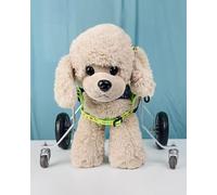 Sedia a rotelle per cani disabili a 4 ruote, carrello di supporto completo per cani e gatti di piccola taglia, aiuto per la mobilità delle gambe anteriori e posteriori, per migliorare i movimenti