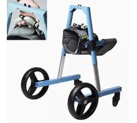 Sedia a rotelle per cani per zampe anteriori, 4 ruote di aiuto per la mobilità del cane per animali feriti/paralizzati, carrello per la riabilitazione degli animali domestici, supporto per la mobilità