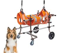 Sedia a rotelle per cani,sedia a rotelle per cani con disabilità,supporto per la mobilità delle zampe posteriori,sedia a rotelle regolabile per cani di taglia media e grande