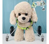 sedia a rotelle per cani Sedia a Rotelle per Cani Labrador Chihuahua Taglia Piccola Media Grande, Ausilio per La Mobilità del Cane per Camminare con le Zampe Anteriori e Posteriori (Size : Size M)