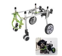 Sedia a rotelle per cani, supporto completo per gambe, supporto regolabile per la mobilità dei cani, carrello leggero per la riabilitazione per animali domestici di piccola e grande taglia