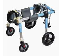 Sedia a rotelle per cani, supporto regolabile per la mobilità dei cani, carrello di supporto per gambe anteriori o posteriori, ideale per passeggiate e riabilitazione
