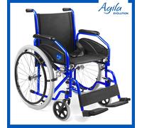 Sedia a Rotelle pieghevole ad autospinta carrozzina per disabili AGILA EVOLUTION