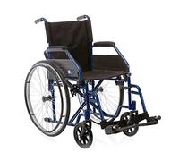 Sedia a rotelle pieghevole - Carrozzina disabili ad autospinta (40 cm)