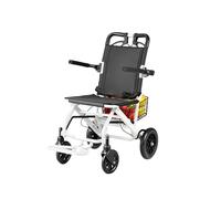 Sedia a rotelle pieghevole con freno a mano bloccabile e pneumatici run-flat, sedia a rotelle portatile, capacità di carico di 220 libbre(Style 2)