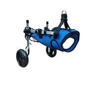 Sedia a rotelle portatile per cani, gambe posteriori regolabili, aiuto per la mobilità per piccoli animali, ideale per animali paralizzati, sedia a rotelle leggera per una maggiore mobilità