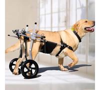 Sedia a rotelle regolabile del cane per il sostegno della gamba posteriore | Sedia a rotelle per cani per un maggiore supporto della mobilità, aiuto leggero per cani con problemi alle gambe posteriori