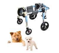 Sedia a rotelle regolabile per cani, ausilio per la mobilità su sedia a rotelle per cani con paralisi.(XL)