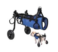 Sedia a rotelle regolabile per cani, carrello per cani disabili, design confortevole e durevole per supporto delle zampe posteriori, migliora la mobilità e la qualità della vita