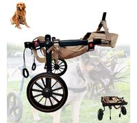 Sedia a rotelle regolabile per cani con supporto per le gambe posteriori Passeggino per animali domestici con 2 ruote Aiuto leggero per la mobilità per cani adatto per animali domestici di piccola e