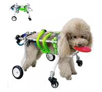 Sedia a rotelle Regolabile per Cani con Zampe Posteriori, Carrello per la Mobilità degli Animali Domestici, Supporto per Cani feriti, Supporto per Esercizi per Cani, Sedia Leggera per la Mob