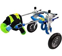 Sedia A Rotelle Regolabile Per Cani Di Grandi Dimensioni, 2 Ruote Per Animali Domestici Grandi E Piccoli Riabilitazione Delle Zampe Posteriori Nuovo Carrello Da Passeggio, Disponib