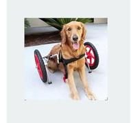 Sedia a rotelle regolabile per cani di grossa taglia, supporto per la mobilità delle zampe posteriori, aiuto riabilitativo, design confortevole per migliorare il movimento e la forza