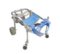 Sedia a rotelle regolabile per cani di piccola e media taglia, leggera, per cani disabili, supporto per gambe posteriori per riabilitazione e recupero