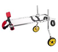 Sedia a rotelle regolabile per cani e gatti di taglia media, con ruote, per uno stile di vita attivo e l'indipendenza