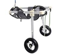 Sedia a rotelle regolabile per cani, leggera, a 2 ruote, per la riabilitazione della gamba posteriore, facile da montare per cani da 5 a 60 kg, ideale per supporto della mobilità