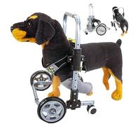 Sedia a rotelle regolabile per cani, leggera, per cani e gatti feriti, supporta una maggiore mobilità e comfort