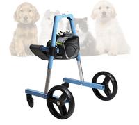 Sedia a rotelle regolabile per cani, leggero aiuto per la mobilità e tutore per gambe per cani, supporto per anca e recupero