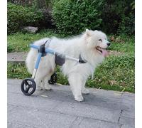 Sedia a rotelle regolabile per cani, supporto per fianchi a 2 ruote per tutti i terreni, ideale per artrite e lacerazione del legamento crociato anteriore