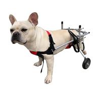 Sedia a rotelle regolabile per cani, supporto per gambe posteriori - Aiuto per la mobilità per animali domestici disabili con design adatto alla minzione