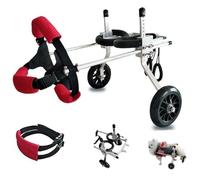 Sedia a rotelle regolabile per cani, supporto per gambe posteriori, leggera e resistente, aiuto per la mobilità degli animali domestici disabili