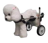 Sedia a rotelle regolabile per cani, supporto per zampe posteriori, leggero aiuto per la mobilità degli animali domestici, 2,5-9 kg, supporto per gambe posteriori, carrello regolabile per animali