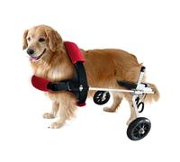 Sedia a rotelle regolabile per zampe posteriori, carrello per la mobilità degli animali domestici per cani disabili, sedia a rotelle leggera per cani di piccola taglia (L) per un maggiore supporto e