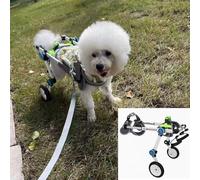 Sedia a rotelle regolabile XXL per cani, carrello a 2 ruote per debolezza della gamba posteriore, ideale per la riabilitazione del cane, migliora il movimento e la qualità della vita del cane