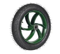 Sedia a rotelle, Ruota pneumatica girevole nera da 15 pollici di ricambio for carrello