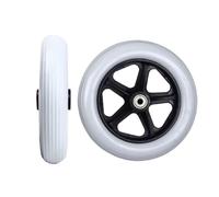 Sedia a rotelle, Ruote anteriori girevoli for sedia a rotelle for deambulatori, confezione da 2 pezzi, grigie, diverse misure(8in/18-19cm)