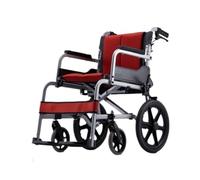 Sedia a Rotelle Sedia A Rotelle Pieghevole, Piccola, Ultraleggera, In Lega Di Alluminio-magnesio, Scooter Spinto A Mano For Case Di Anziani Sedia Rotelle(Black,A)