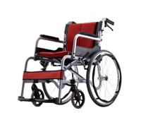 Sedia a Rotelle Sedia A Rotelle Pieghevole, Piccola, Ultraleggera, In Lega Di Alluminio-magnesio, Scooter Spinto A Mano For Case Di Anziani Sedia Rotelle(Black,B)