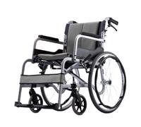 Sedia a Rotelle Sedia A Rotelle Pieghevole, Piccola, Ultraleggera, In Lega Di Alluminio-magnesio, Scooter Spinto A Mano For Case Di Anziani Sedia Rotelle(Red,B)