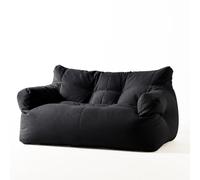 Sedia A Sacco Divano Doppio Divano Pigro Camera da Letto for Il Tempo Libero Soggiorno Balcone Moderno Semplice (Senza Riempitivi)(Color:Black)