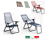 Sedia a Sdraio Cordonata Poltrona con Prolunga Variante di colori Assortiti