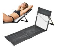 Sedia a sdraio da piscina compatta, seduta pieghevole leggera, sedia da viaggio con tracolla, ergonomica, per esterni, tessuto a rete traspirante, sedia da campeggio con stile portatile, seduta lounge