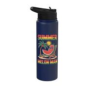 Sedia a sdraio da spiaggia con anguria per vacanze estive Stainless Steel Insulated Water Bottle