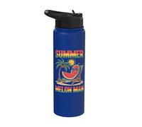 Sedia a sdraio da spiaggia con anguria per vacanze estive Stainless Steel Insulated Water Bottle