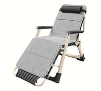 Sedia a sdraio extra large Zero Gravity per persone pesanti leggera reclinabile per giardino, spiaggia e prendere il sole, supporta fino a 300 kg