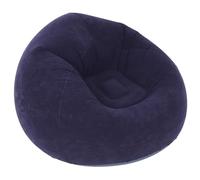 Sedia a Sdraio Gonfiabile Tempo per il Tempo Libero un Divano Comodo di Divano Pieghevole per il Dormitorio -tosino Picnic, PVC Blu+spostamento 43,3 X 43,3 X 31,5 Pollici per Camere da Letto