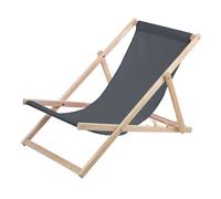 Sedia a Sdraio in Legno di Faggio Woodok Ideale per Spiaggia Balcone Terrazzo
