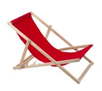 Sedia a Sdraio in Legno di Faggio Woodok Ideale per Spiaggia Balcone Terrazzo